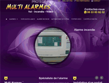 Tablet Screenshot of alarmes-06.com